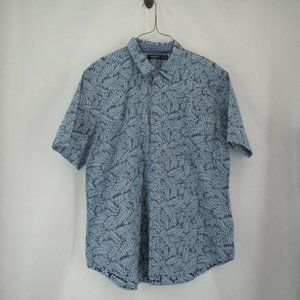 NAUTICA 100% Cotton Reverse Print Floral Shirt